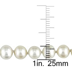 New York Pearls White New York Pearls Cultured FW Pearl Necklace (6-7 mm)