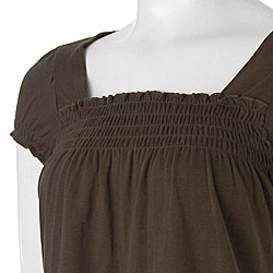 Self Esteem Junior's Smocked Bodice Shirt