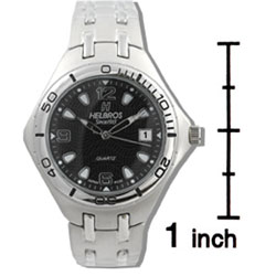 Helbros By Jules Jurgensen Men's Black Dial Watch