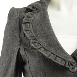 Last Kiss Women's Ruffle Edge Jacket