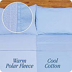 Blue 'Split the Sheets' King-size Sheet Set