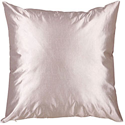Crimson and Silvery Cream Decorative Cushion Cover