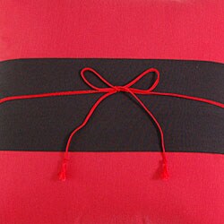 Decorative Red and Black Cushion Cover