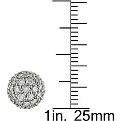 14k Gold 2ct TDW Diamond Ball-style Earrings