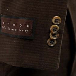 FINAL SALE Kroon Men's Brown Stripe Blazer