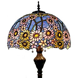 Tiffany-style Celestial Spring Floor Lamp