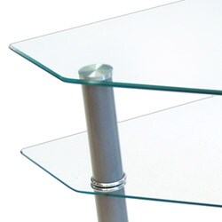 Bermuda 44-inch Glass Corner TV Stand