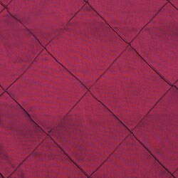 Decorative Diamond-pattern Plum Red Cushion Cover