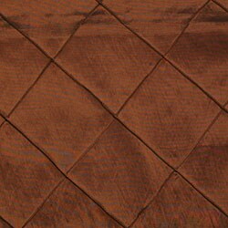 Decorative Diamond-patterned Brown Cushion Cover