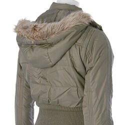 Ci Sono by Adi Quilted Embellished Hood Jacket