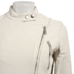 MICHAEL Michael Kors Women's Leather Biker Jacket