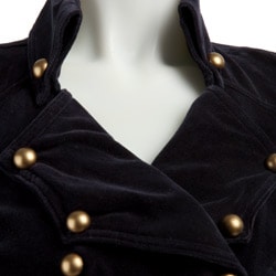 Voile Women's Military Velvet Blazer