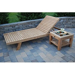 Cannes Solid Teak Side Table