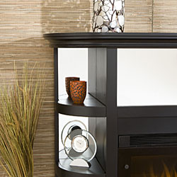 Bradley Black Electric Fireplace