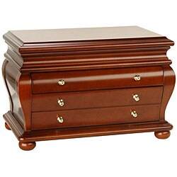 Walnut Jewelry Box with Mirror
