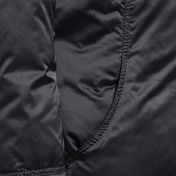 Via Spiga Women's Black Satin Down Coat
