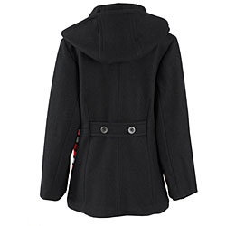 Trilogi Collection Big Girl's Hooded Pea Coat