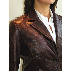 Izod Women's New Zealand Lamb Leather Jacket