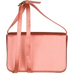 Prada Peach Satin Convertible Clutch