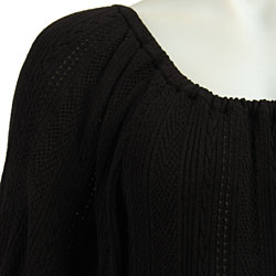 Sexy Dolman Sleeves Banded Bottom Boat Neck Sweater Dress * Black