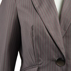 Larry Levine Women's Linear Pinstripe Pant Suit