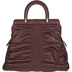 Christian Dior Karenina Framed Purple Tote
