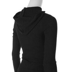 Hurley Juniors Long-sleeve Waffle Knit Hoodie