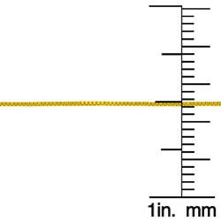 14k Yellow Gold 18-inch Box Necklace