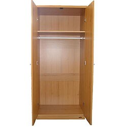 Elton 2-door Walnut/Pear Finish Armoire