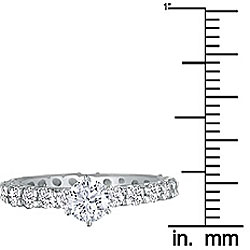 14k White Gold 1 2/5ct TDW Diamond Eternity Ring (G-H, SI2)