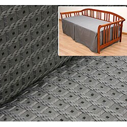 Basket Grey Day Twin Bed Cover