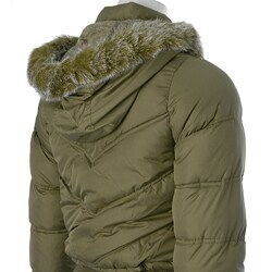 Everyday Brand Junior's Plush Trim Quilted Jacket