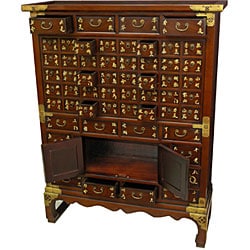Handmade Zen Wood Medicine Chest (China)