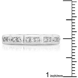 14k Gold 1/2ct TDW Princess Diamond Wedding Band (H-I, I1-I2)