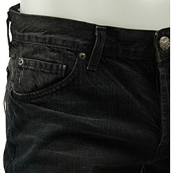 Emerald Rice Men's Black Bootcut Jeans