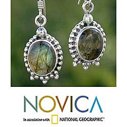 Labradorite 'Beautiful Aura' Jewelry Set (India)