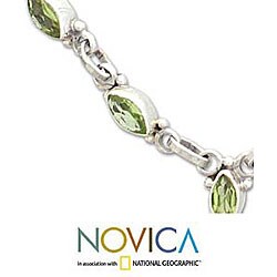 Peridot 'Cascade' Necklace (India)