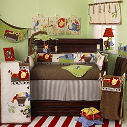 Cotton Tale Animal Tracks 4-piece Crib Bedding Set
