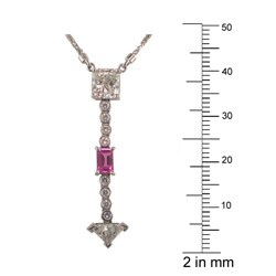 14k Gold 4ct TDW GGS Certified Diamond Necklace (G, SI1)