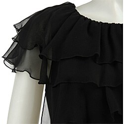 ABS by Allen Schwartz Women's Belted Ruffle Dress