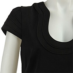 FINAL SALE ABS by Allen Schwartz Women's Piped Dress
