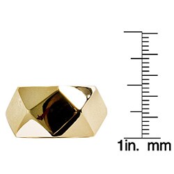 14k Goldplated Octant Spherical Fashion Band