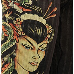 Ed Hardy Intimates Black/ Medusa Pointelle Pants