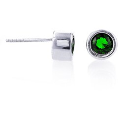 Sterling Silver Peridot Earrings/Pendant 18