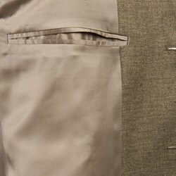 Arnold Brant Men's Silk/Rayon from Bamboo Olive 3-button Blazer