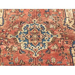 Persian Hamadan Rust/ Brown Rug (4'6 x 6'11)
