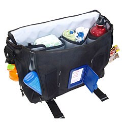 DadGear Concentric Circles Messenger Diaper Bag