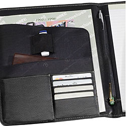 Biltmore Black Napa Leather Executive Padfolio