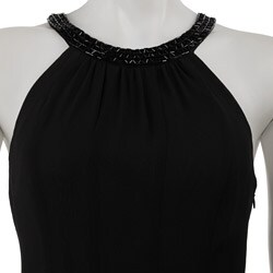 Jones New York Women's Beaded Cleopatra Silk Dress