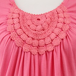 Panitti Women's Crochet Medallion Top 